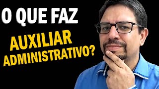 O que FAZ um Auxiliar Administrativo Confira a Explicação completa passo a passo [upl. by Aicetal505]