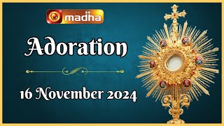 🔴 LIVE 16 November 2024 Adoration 1100 AM  Madha TV [upl. by Jenette]