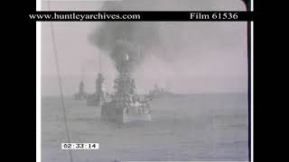 British Fleet in World War One Archive film 61536 [upl. by Lasko447]