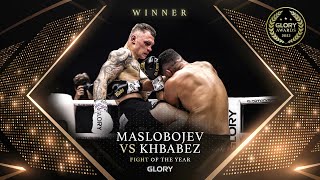 2022 Fight of the Year Sergej Maslobojev vs Tarik Khbabez [upl. by Melisent119]