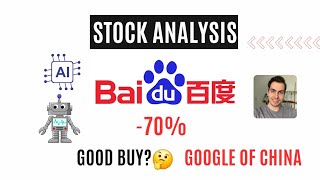 Baidu Stock Analysis  Extrem undervalued China Stock [upl. by Leanne293]