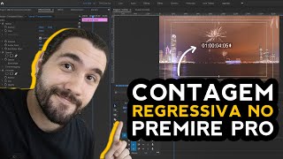 Tutorial Aprenda a fazer cronometro regressivo no Premiere  280 [upl. by Whitcomb]