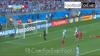 Lionel Messi Goal vs Iran 21062014 [upl. by Hollerman706]