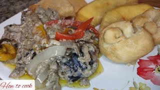 🧆EVERYONE LOVES WHEN I COOK JAMAICAN🇯🇲AUTHENTIC SALT MACKEREL RUN DUNG THIS WAY‼️YEAH MON😋 [upl. by Cornel]