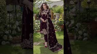 winter dresses designs beautiful dresses with beautiful shaals viralvideo winter dress [upl. by Judy602]