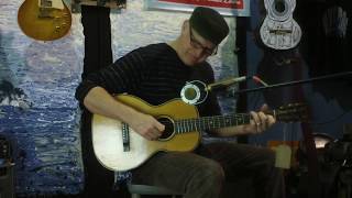 1915 Washburn Brazilian Rosewood Parlor Guitar Demo at Bluedog Guitars [upl. by Draper875]