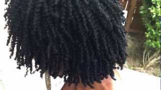 44 Natural Hair  How to Take Down Mini Twists [upl. by Erdnaed]