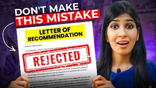 Worst LOR Mistakes  BEWARE 🤯🔥  Letter of Recommendation  Study Abroad [upl. by Gruchot]