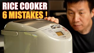 6 Rice Cooker Mistakes RUIN Your Rice [upl. by Oilime121]