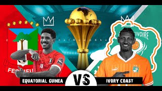 FULLGAME AFCON2023  EQUATORIALGUINEA 40 IVORYCOAST [upl. by Eckblad]