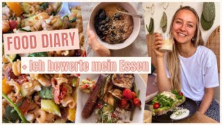 FOOD DIARY  Ich bewerte mein Essen der letzten Woche  vegan Grillen gesundes Frühstück Antipasti [upl. by Elfie]