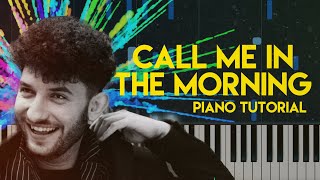 Billy Lockett  Call Me In The Morning  Piano Tutorial [upl. by Lasala315]