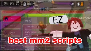 BEST MM2 SCRIPTS games roblox script mm2 [upl. by Tanberg]