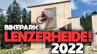 Insane DH Jumps at Bikepark Lenzerheide [upl. by Sirc]