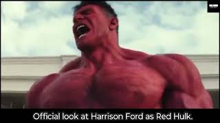 Official look at Harrison Ford as Red Hulk [upl. by Pedroza]