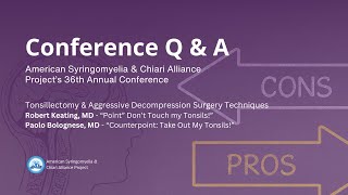 Tonsillectomy amp Aggressive Decompression Surgery Techniques  Bolognese Keating QampA ASAP Conference [upl. by Shelagh]