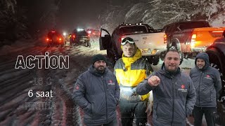 KARDA OFFROAD SİNEKLİ KAR FIRTINASI YOL VLOG cihankosif kosifcihan AKINCILAREXTREME [upl. by Ahsieat]