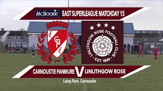 Junior Match Of The Day Carnoustie Panmure Vs Linlithgow Rose 100218 [upl. by Notxed]