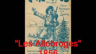 Chansons historiques  Les Allobroges 1856 [upl. by Aneled]