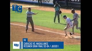 Final 9394 CaracasMagallanes Resumen Juego 1 [upl. by Remde]