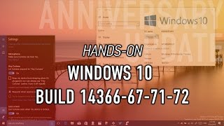 Handson with Windows 10 build 14372  14366 Refresh Tool Activation Troubleshooter UI Changes [upl. by Halik]