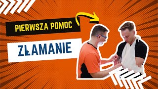 Złamanie pierwsza pomoc 🚨 złamanie [upl. by Okia]