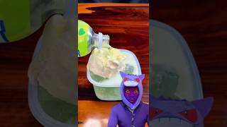 Make A melon soda float with vanilla ice cream shorts funny gengar lifehacks pokemon [upl. by Tak379]