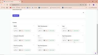 Course Catalog Project Demo [upl. by Bork114]