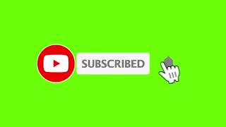 Youtube Animated Green screen Subscribe button with bell icon sound tone yasvlogs7 [upl. by Hosea]