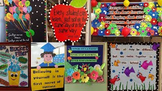 Preschool Motivational bulletin board decoration ideasManners board decorationEducational boards [upl. by Enal]