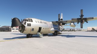 Livestream first look at the NEW Captain Sim Lockheed C130E Hercules in Microsoft Flight Simulator [upl. by Alliuqahs]