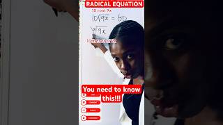 A stepbystep guide on how to solve Radical Equation [upl. by Verda]