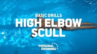 High Elbow Scull  Improve your swimming with Personal Swimming [upl. by Venice]