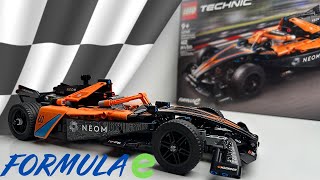 MCLAREN NEOM FORMULA E LEGO REVIEW JuiceBricks [upl. by Sucramaj853]