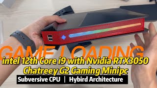 Chatreey G2 Mini PC Intel Core i9 12900H i7 12700H With Nvidia RTX3050 Minipc Unboxing  minixpccom [upl. by Inirt41]