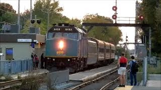 VIA TRAINS IN ST LAMBERT QUEBEC [upl. by Whitcomb]