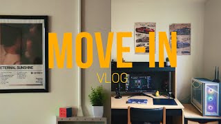 COLLEGE DORM MOVEIN VLOG 2024 🛏️ [upl. by Toole312]