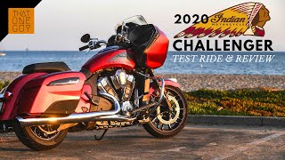 2020 Indian Challenger test ride and review  Long Beach  Progressive IMS [upl. by Notxed]