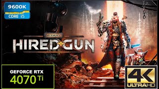 Necromunda  Hired Gun in 2023  4K 4070Ti  DLSS OFF  Mercenary for hire [upl. by Revilo]