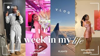 WEEKLY VLOG  COVERGIRL EVENT FLIGHT TO NYC VACATION PREP  MORE [upl. by Asiralc239]