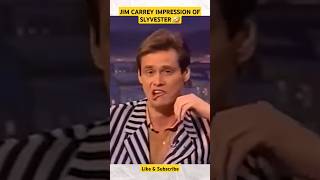 Jim Carrey impression of Slyvester jimcarrey legend memes shorts impression funny comedygold [upl. by Levine]