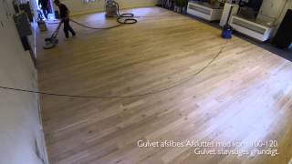 Sanding and lacquering of a Junckers floor [upl. by Lekram862]