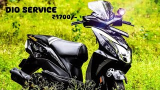 Dio scooty service in just ₹1700 [upl. by Ronoel157]