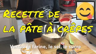 Meilleure recette pâte à crêpes rapide et facile crêpes bretonnes [upl. by Shirlie]