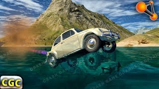 Car Surfing Crashes and Fails Sliding gliding rocket engine BeamNG Drive 5 [upl. by Arlan246]