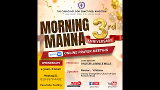 The Church of God Sanctified Kingston Morning Manna  November 6 2024 [upl. by Gabler974]