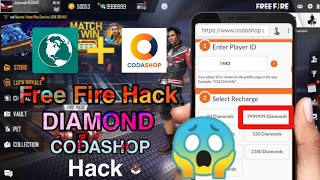 Codashop Diamond Hack 2022 freefire [upl. by Nnylarac]