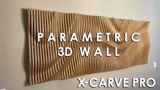 Parametric Wall Art  Making Money with the XCarve Pro from Inventables [upl. by Nallak]