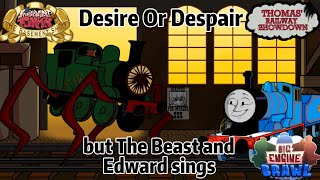 FNFDesire Or Despair but The Beast and Edward sings FNF The Basement Show Cover [upl. by Llennor]