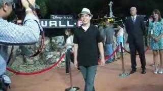 David Archuleta at the WALLE Premiere [upl. by Orola35]